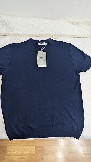 Футболки: Футболка/джемпер с коротким рукавом LOBBEN, темно‑синяя. - — 1