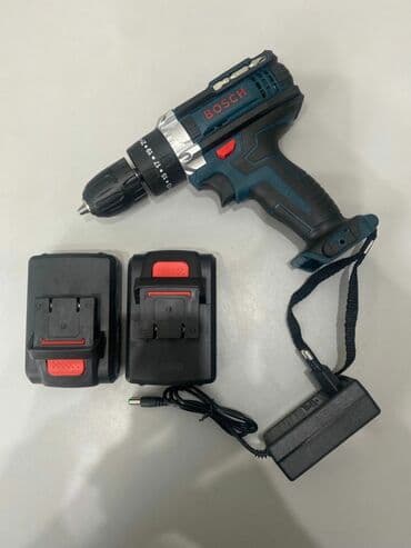 Шуруповерт Bosch с двумя батареями 48В и зарядным устройством. Новый