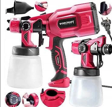 вороны: Краскопульт электрический WORCRAFT SG06-800 Компактный сетевой — 3