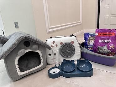 Котовский набор для дома и поездок Состав: - Домик-лежак из мягкого