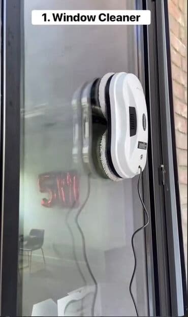 Робот-мытьё окон с дистанционным управлением. - Автоматическое