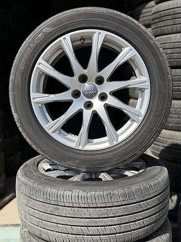 Колеса в сборе 225 / 50 / R 17, Лето, Б/у, Комплект, Легковые, Литые, отверстий - 5