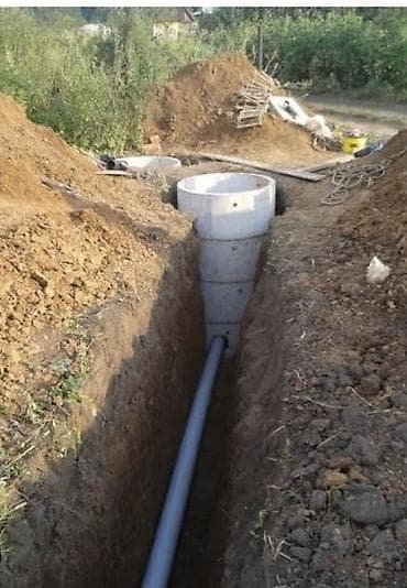 станок сиркулярка: Канализация, септик, траншей. Монтаж наружной канализации и септиков — 3