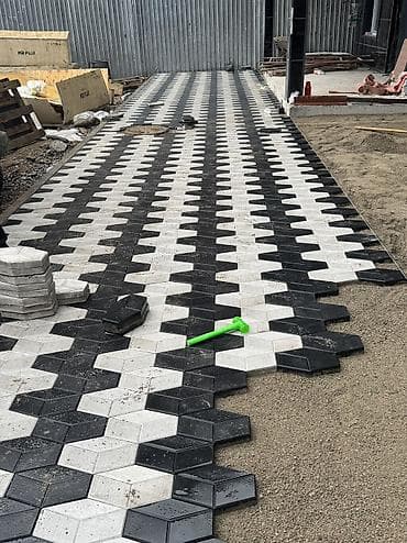 Евробрусчатка: Евробрусчатка, Ромбик, Бетонная, Прессованная, Новый — 3