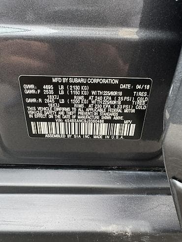 срочная авто: Subaru Outback: 2018 г., 2.5 л, Вариатор, Газ, Универсал — 10