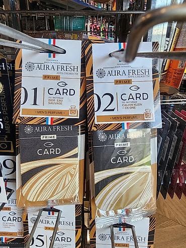 AURA FRESH PRIME — мужские ароматизаторы и парфюм для автомобиля и