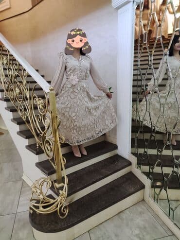 Прокат одежды: Продаю шикарное платье Турция Размер 44-46 Очень нарядное Одевали один — 1