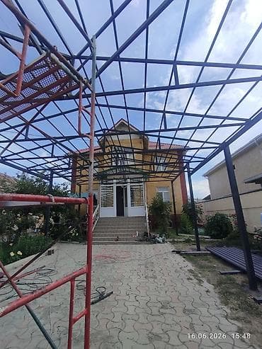 Мебель: Навес из металлоконструкций под двор/парковку Описание: - Каркас — 7