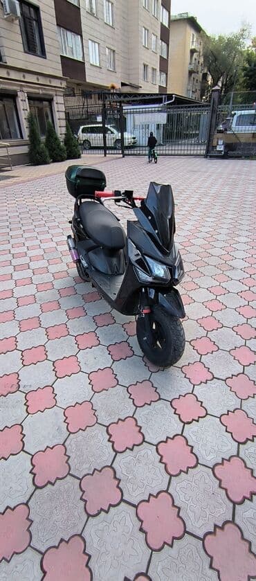 купить трехколесный электроскутер бу: Черный мопед Самурай — 4