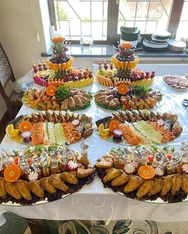 готовый шашлык цена: Принимаем заказы на салаты, закуски и на боорсоки. за 1 кг 200с — 9