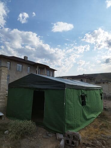 зонтик большой пляжный: Палатка брезентовая — 1