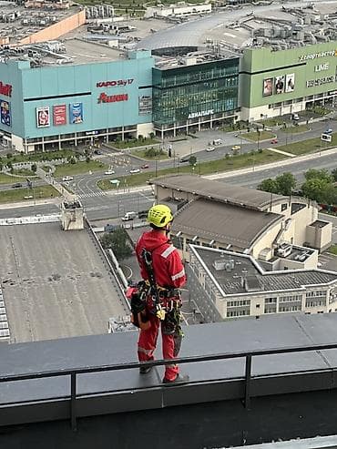 фасады: Альпинистские работы на высоте Профессиональные промышленные — 3