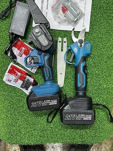 для набора: Аккумуляторный садовый комплект 21V Li-Ion 4.0Ah В наборе: - — 2