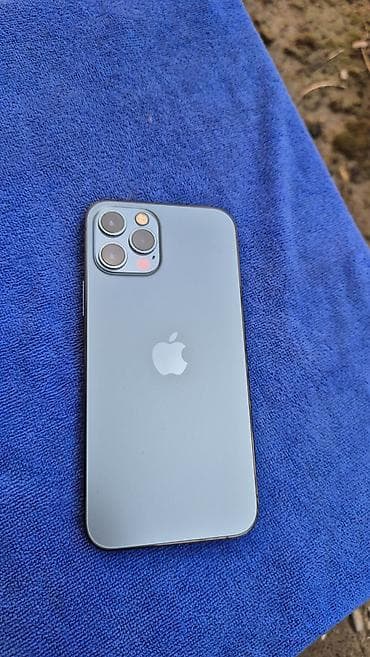 poco c 3: IPhone 12 Pro, Б/у, 128 ГБ, Pacific Blue, Защитное стекло, Чехол, 68 % — 10