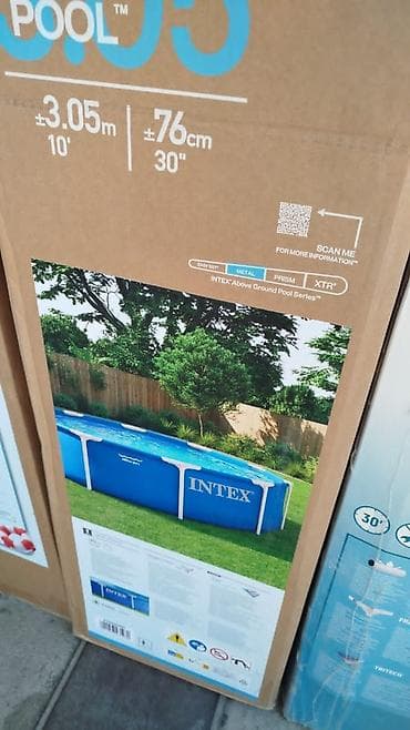 Спорт и отдых: Каркасный бассейн Bestway/INTEX, круглый, серия Steel Pro / Metal — 3