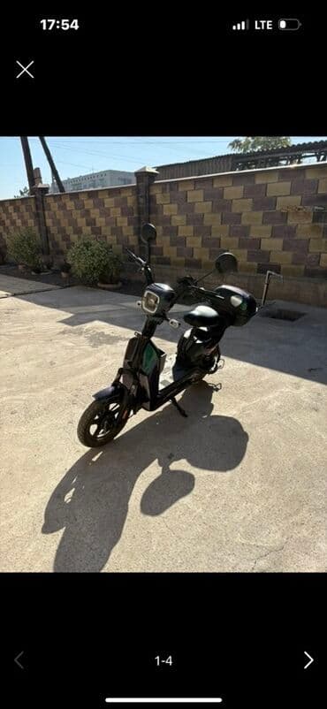 электромотоцикл для детей: Веломопед 100 куб. см, Электро, Б/у — 2