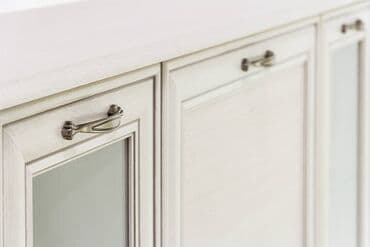 стеклянный шкаф для посуды: Тиффани Комод 2V1D3S, вудлайн кремовый, Анрэкс Элегантная и — 5