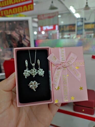 свадебные платья от производителя: Набор украшений, Проба 925, Женские, Новый — 1