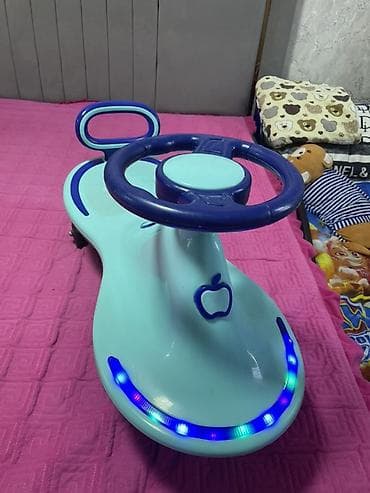 Балдар дүйнөсү: Детская каталка-кар Twister (wiggle car) с подсветкой - Тип — 1