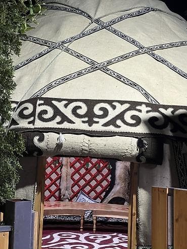 Спорт и хобби: Традиционная юрта (казахская/кыргызская), полностью укомплектованная — 1