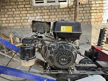 купить фрезу на трактор: Мотоблок с навесной сегментной косилкой (жаткой). - Двигатель — 6