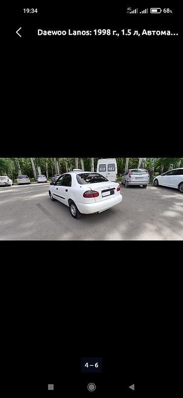 daewoo l: Daewoo Lanos: 1998 г., 1.5 л, Автомат, Бензин, Седан — 3