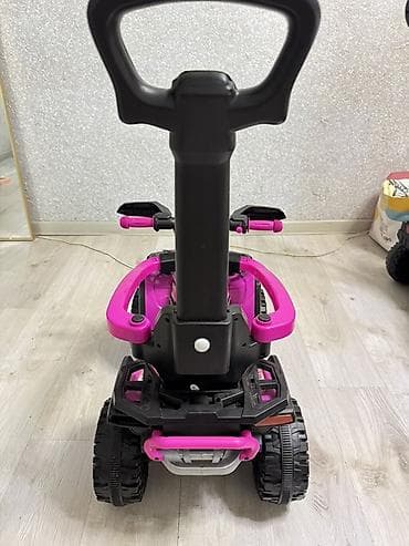 детские машинки толокары: Детский квадроцикл-каталка TROXSU (розово‑черный) Подарили на тушоо — 4