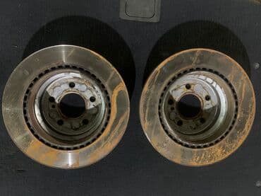 c 220: Комплект тормозных дисков Mercedes-Benz 2001 г., Б/у, Оригинал, Германия — 2