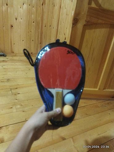 пинк понк: Набор для настольного тенниса в чехле. Состав: - ракетка с красной — 1