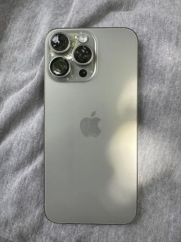 Техника и электроника: IPhone 15 Pro Max, Natural Titanium, 87 % — 2