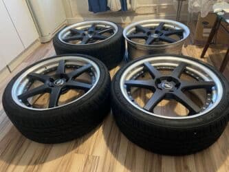 меняю на 14: Колеса в сборе R 20, Лето, Комплект, Легковые, Литые, отверстий - 5 — 6