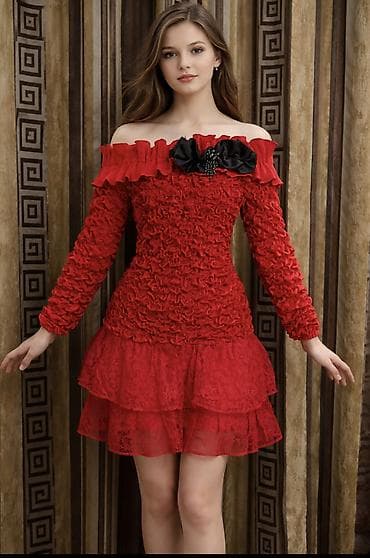 кожанный пиджак мужской: Комплект, цвет - Красный — 5