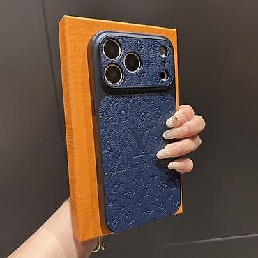 Техника и электроника: Премиальные чехлы для iPhone с рельефным монограммным узором LV. - — 3