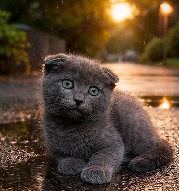 Скотиш Фолд (Шотландская вислоухая), 2 месяца, Девочка, Приучена к лотку at lalafo.kg Скотиш Фолд (Шотландская вислоухая), 2 месяца, Девочка, Приучена к лотку