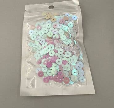 пистолет с пулями: Пайетки блестки, диаметр 6 мм, цена за 1 пакетик — 2