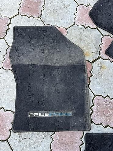 Инструменты для авто: Родные Ворсовые Полики Для салона Toyota, цвет - Черный — 2