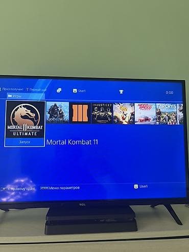 PlayStation 4 Slim 1ТБ прошитый + 2 геймпада DualShock 4 +
