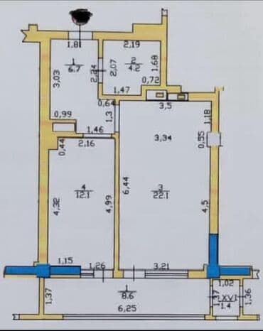 квартира с подсклением: 1 комната, 45 м², Элитка, 9 этаж, Дизайнерский ремонт — 8