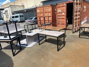 офисные столы бу: Стол лофт для офиса 
Длина 1.20 
Ширина 60
Высота 75 — 15