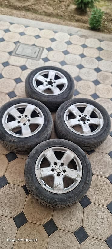 belgee x50: Колеса в сборе 225 / 55 / R 16, Лето, Б/у, Комплект, Легковые, Литые, отверстий - 5 — 1