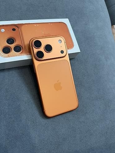 iphone cs max: IPhone 17 Pro, Б/у, 256 ГБ, Оранжевый, Коробка, 97 % — 1