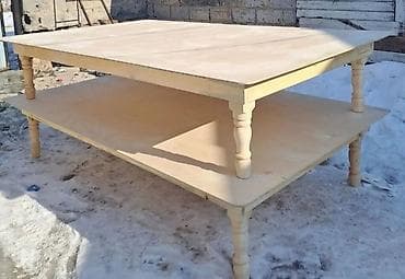 Национальный кыргызский стол, Не раскладной, Дерево