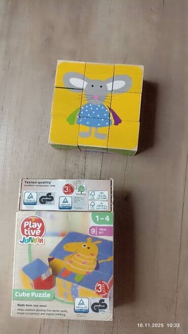 Игрушки: Игрушка кубики деревянные качественные в отличном состоянии цена 200 — 2