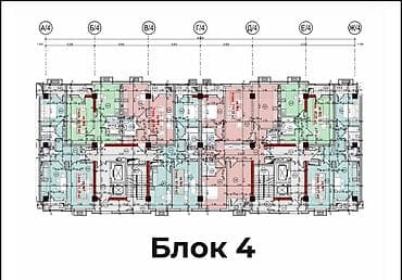 4 бөлмө, 114 м², Элитка, 12 кабат, Даяр ПСО (өзү оңдоп түзөтүп бүтүү үчүн)