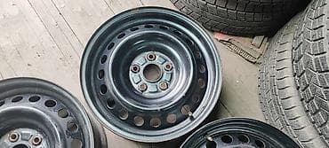 55 camry: Железные Диски R 16 Toyota, Комплект, отверстий - 5, Б/у — 5