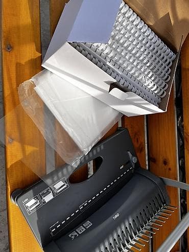 Типография үчүн жабдуулар: Ручной переплётчик для пластиковых пружин + комплект расходников. - — 1