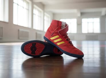 Мужские кроссовки, 40, Adidas, Б/у, цвет - Красный, Самовывоз, Платная доставка