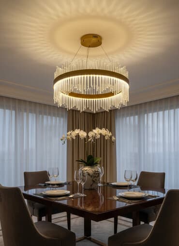 люстры большие: Подвесная светодиодная люстра-кольцо с декоративными стеклянными — 1