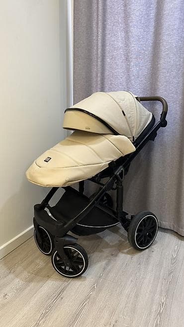 Детский мир: Коляска, Другой бренд, цвет - Черный, Б/у, Самовывоз — 5