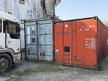 Контейнеры: Есть несколько контактов на продажу Цена 40 HC 150,000 Сом 40 DV — 3